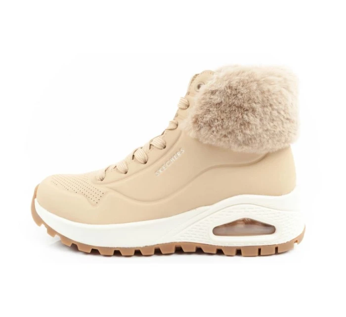 Skechers Uno Rugged dámská sportovní obuv zateplené boty zimní hnědé dámské