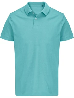 SOL'S Pacific Unisex piqué polo z těžké bavlny 25.4439 pool blue