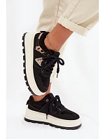 Dámské tenisky na platformě černé model 22039766 - Boto Dámské tenisky na platformě černé model 22039766 - Boto