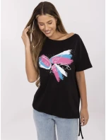 T shirt CLM TS model 21121864 czarny - FPrice T shirt CLM TS model 21121864 czarny - FPrice