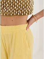 MI kalhoty SP 2563.02 světle žlutá MI kalhoty SP 2563.02 světle žlutá