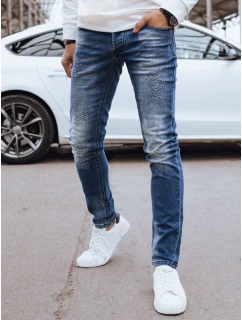 Pánské tmavě modré džínové kalhoty FashionStreet UX4294