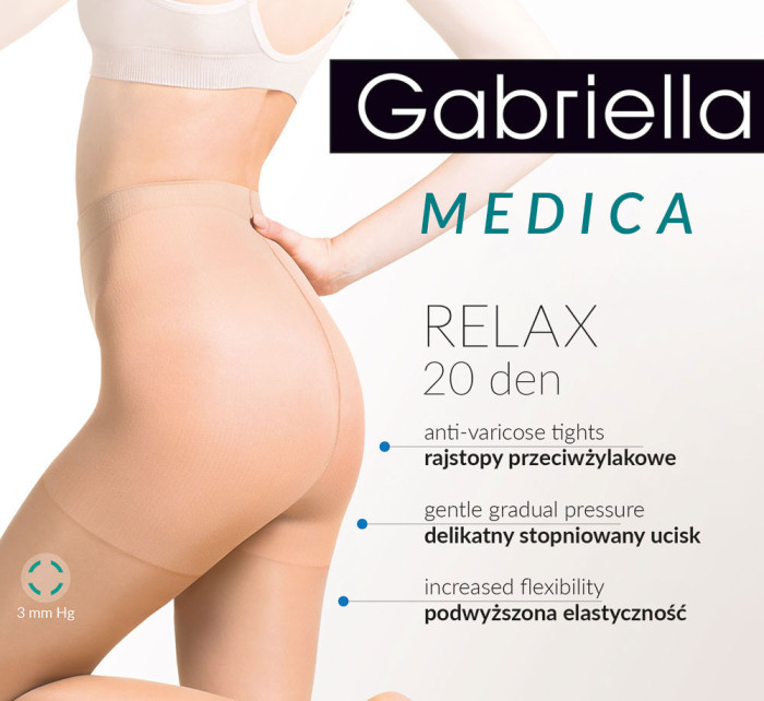 Gabriella Medica Relax 20 DEN Code 110 kolor:beige