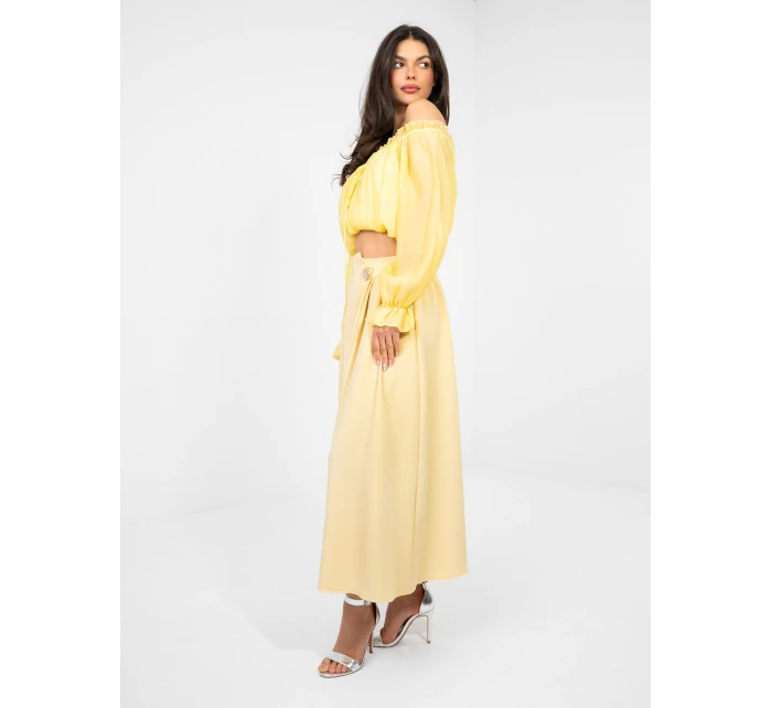 Spódnica IT SD model 22011345 jasny żółty - FPrice