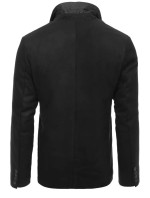 Pánský černý kabát Dstreet CX0433