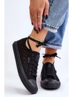 Klasické nízké tenisky Big Star LL274072 černé Klasické nízké tenisky Big Star LL274072 černé