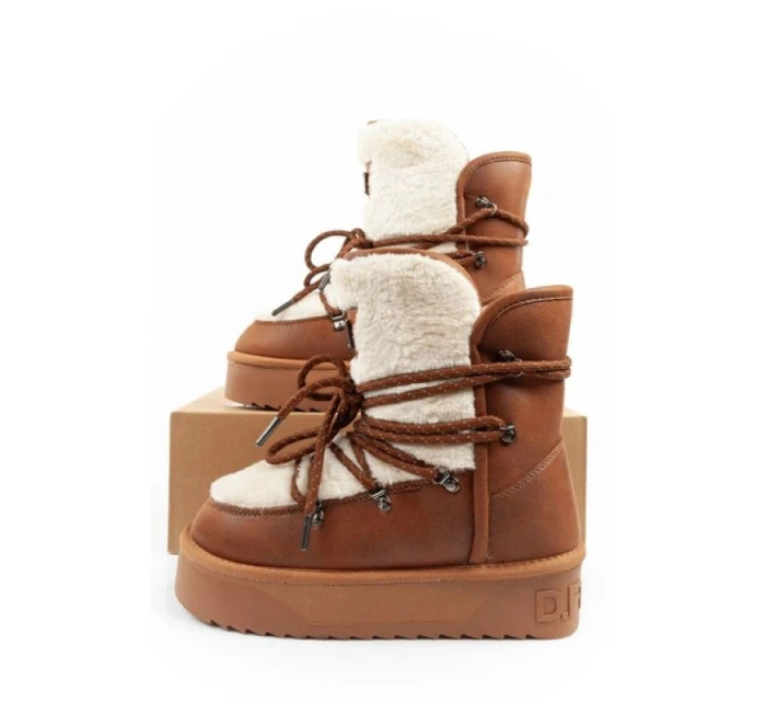 D.Franklin dámské zateplené zimní boty hnědé dámské D.Franklin dámské zateplené zimní boty hnědé dámské