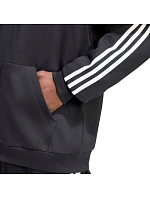 Pánská mikina Essentials 3Stripes Fleece FullZip Hoodie, černá, model 22369277 - ADIDAS Pánská mikina Essentials 3Stripes Fleece FullZip Hoodie, černá, model 22369277 - ADIDAS