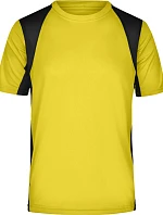 Daiber JN 306 Pánské běžecké tričko 02.0306 yellow/black