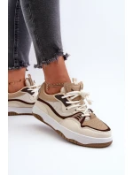 Dámské tenisky na platformě hnědé model 21656953 - Boto Dámské tenisky na platformě hnědé model 21656953 - Boto