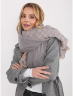 Szalik AT SZ model 21801738 szaro różowy - FPrice Szalik AT SZ model 21801738 szaro różowy - FPrice