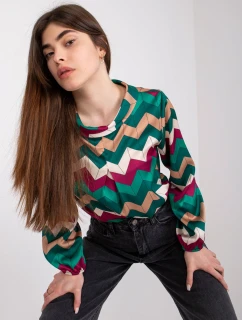 Halenka DHJ BZ model 17355719 tmavě zelená - FPrice