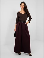 Spodnie IT SP model 22007134 ciemny fioletowy - FPrice