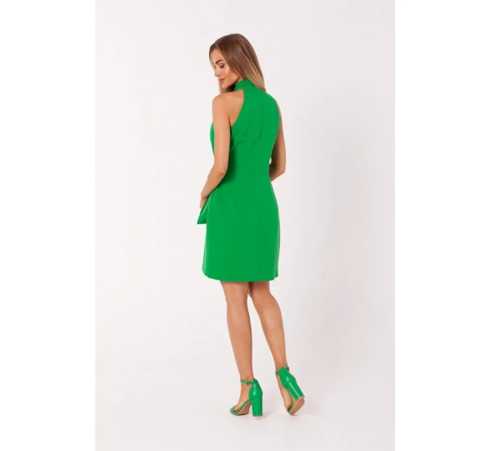 M747 Bunda s vázáním v pase - zelená