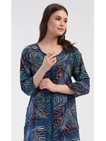 Dámské domácí šaty s tříčtvrtečním rukávem Barbara Dámské domácí šaty s tříčtvrtečním rukávem Barbara