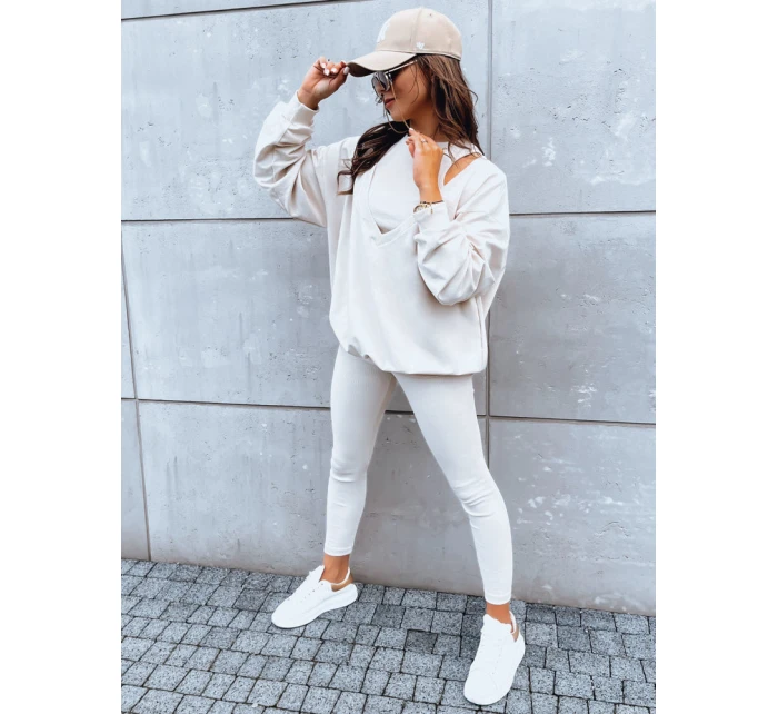 Dámská souprava 3 v 1 beige Dstreet model 21970700 - FashionStreet Dámská souprava 3 v 1 beige Dstreet model 21970700 - FashionStreet