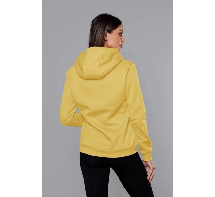 Žlutá dámská tepláková mikina model 17044044 - J.STYLE