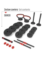 sada závaží a 20 kg model 21810782 - HMS sada závaží a 20 kg model 21810782 - HMS