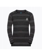 Odlo dětská souprava spodního prádla dlouhá ACTIVE WARM ECO SET velikost 104cm Černá a šedá