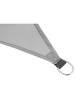 ZAHRADNÍ SLUNEČNÍK TROJÚHELNÍK 3X3X4M ŠEDÝ