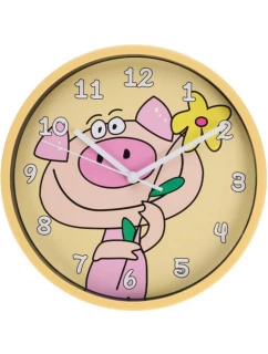 KIDS WALL CLOCK 22,5 CM Piggy dětské