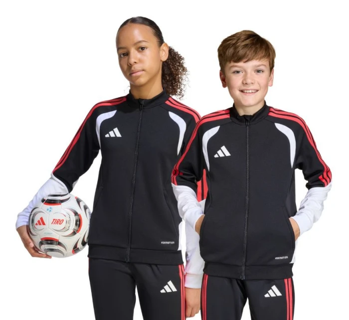 Dětská mikina adidas Tiro 26 Competition Training černá, bílá a červená KC3791