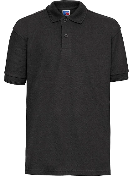 Russell Athletic 599B Dětské piqué polo z těžké bavlny 10.599B black Russell Athletic 599B Dětské piqué polo z těžké bavlny 10.599B black