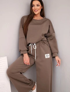 Dámský komplet máslo mikina + kalhoty fango