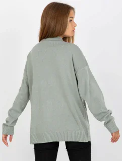 Dámský svetr model 17679437 světle zelený - FPrice