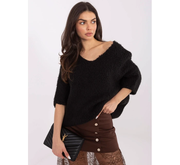 Sweter IT SW model 21766130 czarny - FPrice Sweter IT SW model 21766130 czarny - FPrice