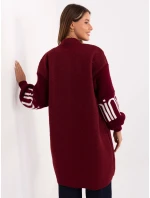 Cardigan IT SW 80678.84 bordó