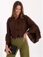 Koszula MI KS model 21717684 brązowy - FPrice Koszula MI KS model 21717684 brązowy - FPrice