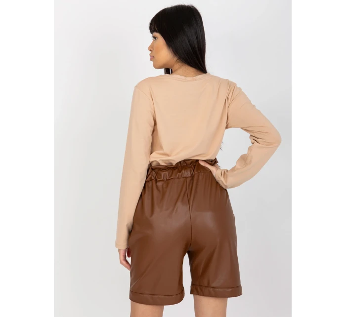 Šortky VI SN 155.65P hnědá