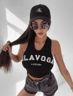 Dámský top 278026 černý - Ola Voga