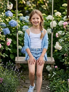 Dívčí tričko Donella 5371 w/r