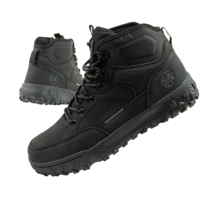 Lee Cooper pánská zimní trekingová zateplená kotníková obuv černá