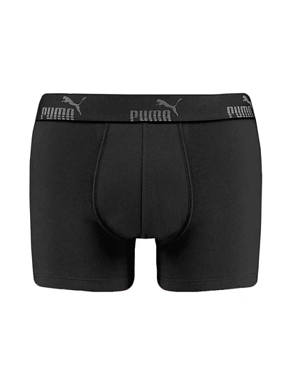 Pánské boxerky Puma 3-Pack černá šedá pohodlná bavlna