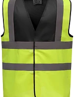 Yoko HVW 100 Hi-Vis bezpečnostní vesta 79.W100 black/hi vis yellow
