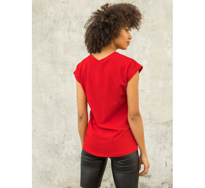 FOR FITNESS dámské tričko červené barvy
