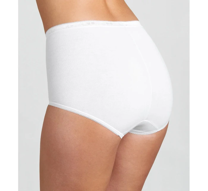 Dámské kalhotky Sloggi Basic+ Maxi 2P bílé 0003