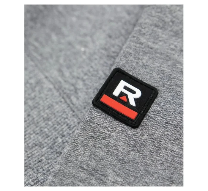 Pánská mikina s kapucí model 21822091 Tmavě šedá - Rimeck Pánská mikina s kapucí model 21822091 Tmavě šedá - Rimeck