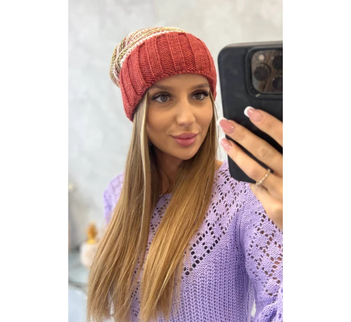 Dámská čepice Feba K330 červená Dámská čepice Feba K330 červená