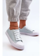 Dámské látkové klasické nízké tenisky máta model 21662384 - Boto Dámské látkové klasické nízké tenisky máta model 21662384 - Boto