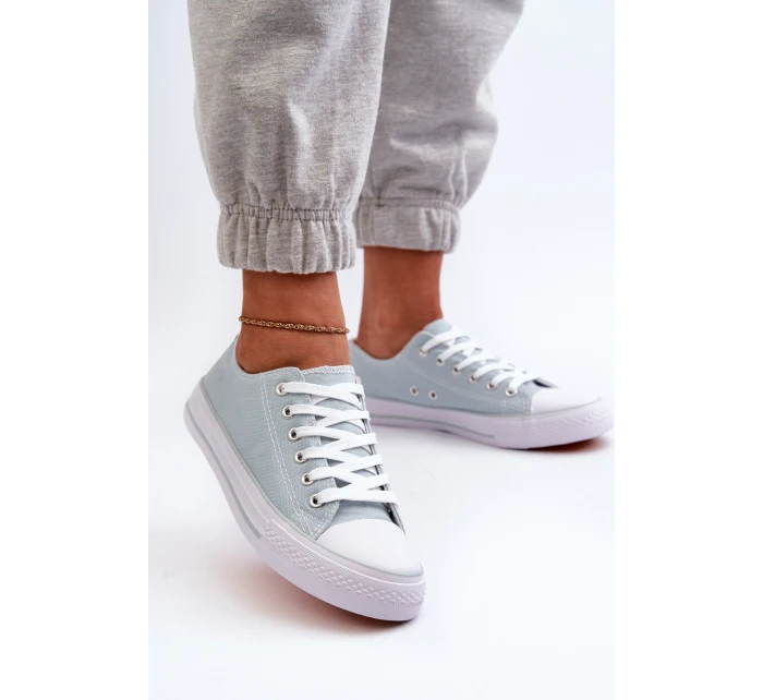 Dámské látkové klasické nízké tenisky máta model 21662384 - Boto Dámské látkové klasické nízké tenisky máta model 21662384 - Boto