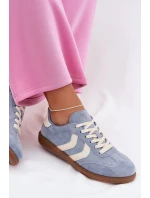 Dámské tenisky z eko semiše modré model 22027731 - EVENTO Dámské tenisky z eko semiše modré model 22027731 - EVENTO