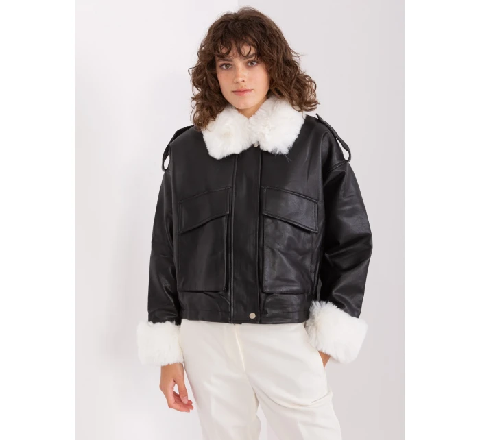 NM KR DA 0831 bunda.99P černá a bílá