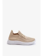 Béžová dámská nazouvací sportovní obuv Jagelia Béžová dámská nazouvací sportovní obuv Jagelia