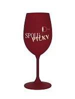 SPOLUPIČKY - bordó sklenice na víno 350 ml