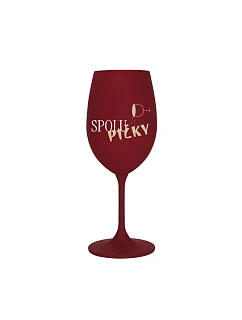 SPOLUPIČKY - bordó sklenice na víno 350 ml