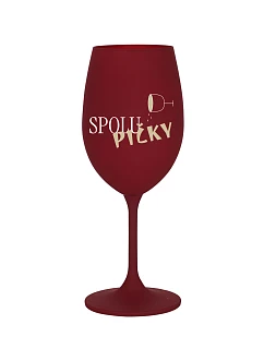 SPOLUPIČKY - bordó sklenice na víno 350 ml